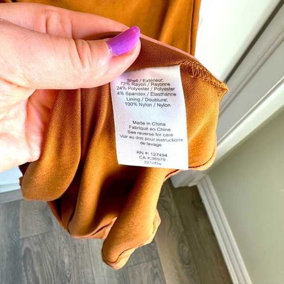 Perfect Fall Toned Wrap Dress - Picture 14 of 14